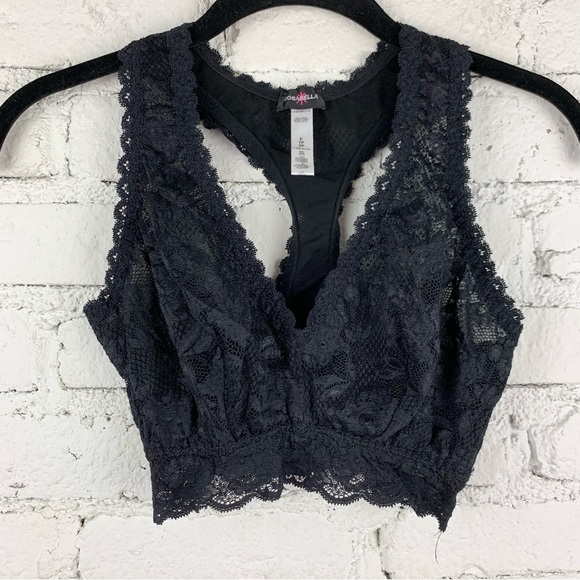 Cosabella Never Say Never Black Curvy Racie Racerback Bralette Petite - Picture 7 of 13